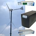 Windgenerator Windrad Windenergie Generator 1000W 48V Komplettset