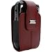 Blackberry Blackberry Apple Red Leather Vertical Pouch with Belt Clip for 8700, 8800 Series
