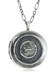 Pyrrha "talisman" Sterling Silver Mini Crown Locket Necklace