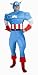 Marvel Captain America Deluxe Muscle Adult Costume - Size 42/46
