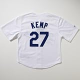 Majestic Dodgers/Kemp Replica Home Jersey ,14/16