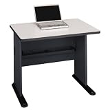 White Spectrum and Slate Gray 36 Desk