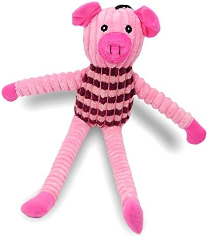 IKING Plush Dog Toy with Extra Long Arms and Legs With Squeaks Pet Toys