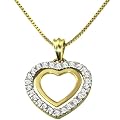 Goldmaid Damen-Collier Herz 585 Gelbgold 26 Diamanten 0,25ct He C3268GG