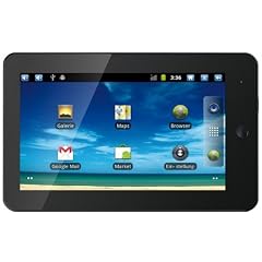 Touchlet X3 17,78 cm (7 Zoll) Tablet-PC (1GHz, 512MB RAM, 2GB HDD, Touchscreen resistiv, HDMI, Android 2.3) schwarz