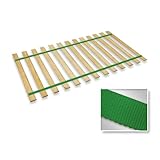 Twin Size Attached Bed Slats - Bunkie Boards (Green Straps)