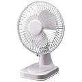 Connect It 6" Desk Table Fan ES179 Air Cooler 2 Speed Small Air Fans