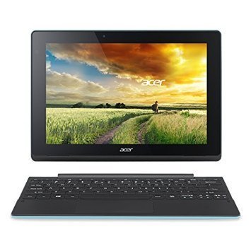 Acer Aspire Switch 10 SW3-013 Detachable 2 in 1 tablet PC Laptop 10.1-inch Touchscreen In-plane Switching (IPS) Technology intel Z3735F Quard-core 1.33GHz (32GB PeacockBlue)