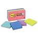 Post-it Super Sticky Notes, 3 x 3-Inches, Jewel Pop Collection, 12-Pads/Pack