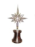 GKI Bethlehem Lighting LED White Pulsing Reflections Bethlehem Star Christmas Table Topper, Battery-Operated