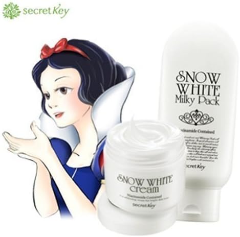 [Secretkey] Snow White Cream 50g+snow White Milky Pack 200g Set Bb Secret Key by Torasia Market