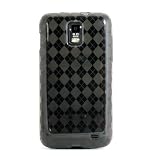 GALAXY S2 LTE アーガイル柄 TPUケース /ブラック ギャラクシーS2 LTE TPUカバー Argyll tpu case For galaxyS2 lte