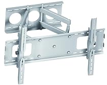Adjustable Tilting/Swiveling Wall Mount Bracket for LCD Plasma (Max 175Lbs, 32~60inch)Black