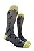 Foot Traffic Mens Airplane Socks, Quirky & Comfortable, Grey & Green (Size 7-12)