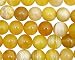 Yellow Botswana Agate Beads Round 10mm