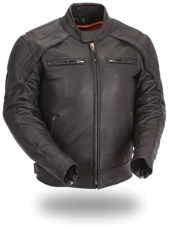 ens Black Leather Scooter Jacket - Blacked Ou