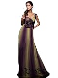 Tony Bowls TBE21018 Pleated Chiffon One Shoulder Gown