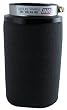 Uni Filter UP-5229 Black Universal Urethane Flange Straight Clamp-On Pod Filter