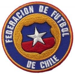 Chile Federacion De Futbol Round Soccer Iron on 2.5" Patch Crest Badge ... New