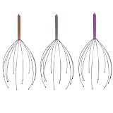 3-Pack Kikkerland Head Massager (Colors May Vary)