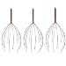 3-Pack Kikkerland Head Massager (Colors May Vary)