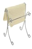Aquatico 4-Feet Fingertip Towel Stand, Chrome