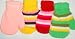 Mglv095 Set of Four Multicolor One Size Magic Mittens for Infants Ages 3-12 Months