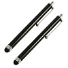 Fosmon Capacitive Stylus Compatible with Apple iPad 3(2012 Model)/2/1G, Amazon Kindle Touch/Fire, Acer Iconia, Hp TouchPad, Blackberry Playbook, Samsung Galaxy Tab, Motorola Xoom, Asus Eee Pad Transformer TF101/Transformer Prime TF201 (2 pack)- Black