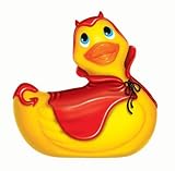 Big Teaze Toys I Rub My Duckie Travel Personal Massager, Red Devil