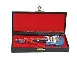 Blue Electric Guitar Musical Instrument Christmas Ornament