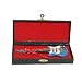 Blue Electric Guitar Musical Instrument Christmas Ornament
