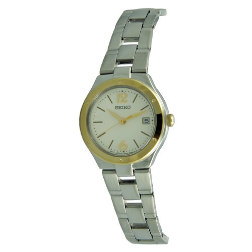 Seiko Women's SXDC48P1 Silver Dial Stainless Steel Watch