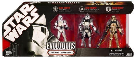41ijJuE3G4L Star Wars Evolutions 3 Pack: Clone Trooper to Stormtrooper