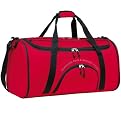 Travelers Club Duffel Bag - Black/ Purple/ Red/ Turquoise