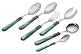 Rosanna Pearlized Green Napoleon 6-Piece Hostess Set