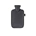 Fashy Hot Water Bottle with Fleece Cover, Anthracite