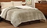 Bedding by Pem America Mink Reversing to Cloud Fleece Full / Queen Comforter Sage