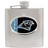 Carolina Panthers 6oz Stainless Steel Hip Flask