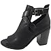 Soda Women's Prime Crisscross Buckle Ankle Bootie