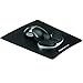 Fellowes Professional Series Gliding Palm Support with Microban Protection, and Mouse Pad, Fabric, Black (9180301)