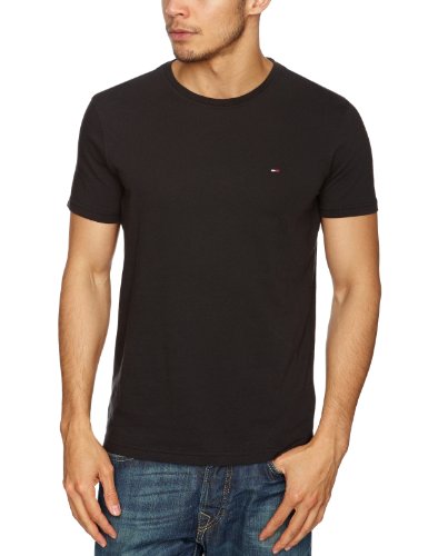 Hilfiger Denim SlimFit Herren  1956216711/Hanson cn tee s/s KIR, Gr. 52 (XL, Schwarz (TOMM Preisvergleich