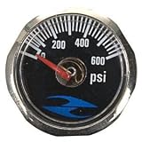 Paintball Mini Gauge - 600 PSI