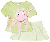 Babyworks Baby-girls Infant Octopus Short Set, Green, 18 Months