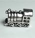 " Choo Choo Train Locomotive " Antique'd Silver Bead Charm Spacer Pandora Troll Chamilia Biagi Bead Compatible