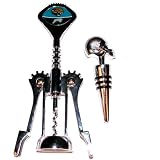 Motorhead Products NFL 2-Piece Cork Screw with Jaguars Logo and Helmet Shaped Bottle Stopper