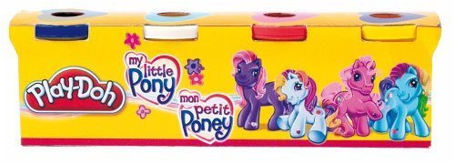Childrens Toyshop  Toys : Play-Doh My Little Pony 4 pack