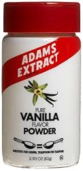Adams Extracts Pure Vanilla Flavor Powder, 2.9-Ounce Glass Bottles (Pack of 3)