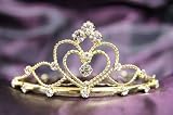 Beautiful Bridal Wedding Gold Tiara Crown in With Leaf Crystal Party Accessories C16055