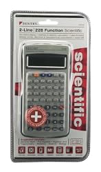 Sentry Two Line 228 Function Scientific Calculator, Silver (CA700)