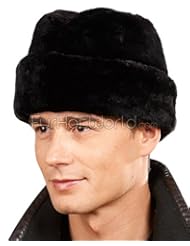 Apparel: Black Sheared Beaver Russian Cossack Hat - XL